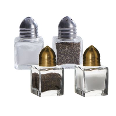 Check out the Glass Cube Salt and Pepper for rent