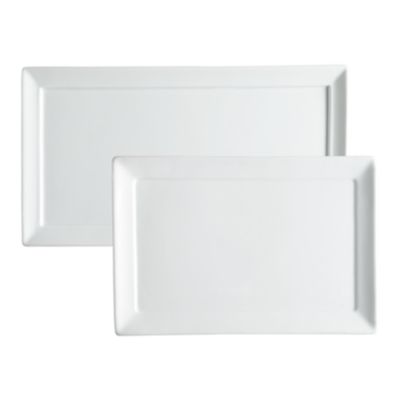 Check out the Ceramic Elite White Rectangle Tray for rent