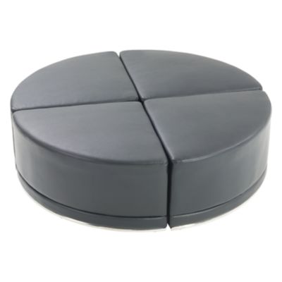 Check out the Metro Pie Round Ottoman for rent