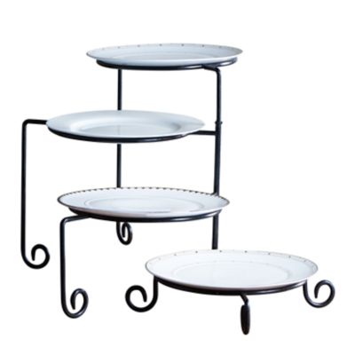 Check out the Wrought Iron 4 Arm Tiered Stand for rent