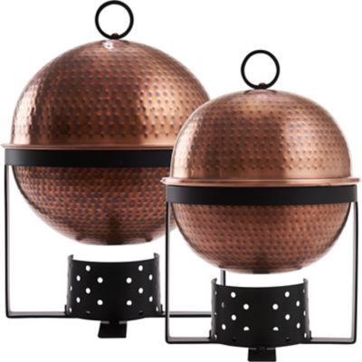 Check out the Antique Copper Hammered Round Chafer for rent