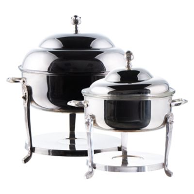 Check out the Silver Round Chafer for rent