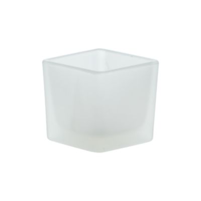 Check out the Square Frosted Glass Votive for rent