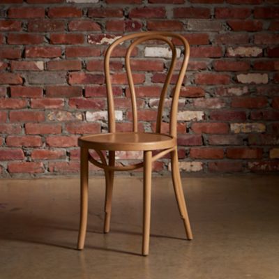 King Louis Chair – Antique Wood Fabric Back – Professional Party Rentals