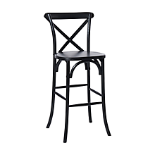 Check out the Cross Back Bar Stool for rent