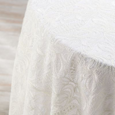 Ivory Lace Overlay for Rental