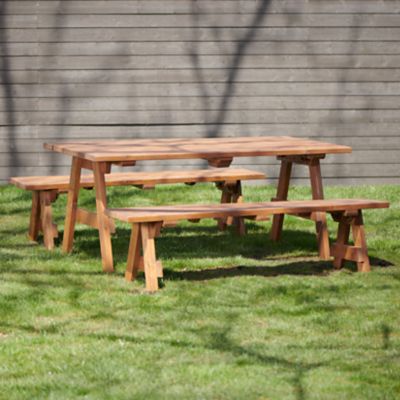 Wood picnic table online rentals