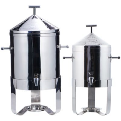 Check out the Stainless Hammered Samovars for rent