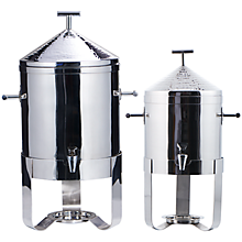 Check out the Stainless Hammered Samovars for rent