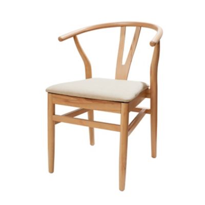 Check out the Alexander White Oak Chair with Cushion for rent
