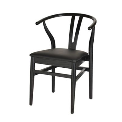 Check out the Alexander Black Chair with Cushion for rent