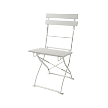 Check out the White Garden Bistro Folding Chair for rent