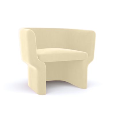 Check out the Cachet Chair Velvet Ivory for rent