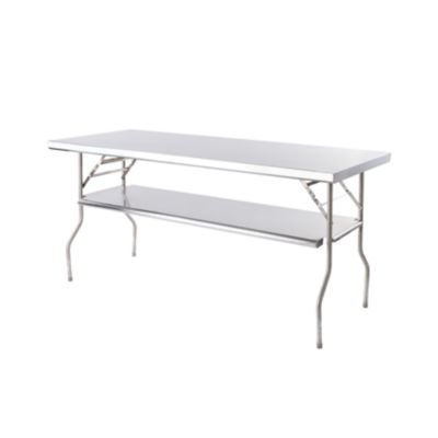 Check out the Folding Stainless Prep Table for rent