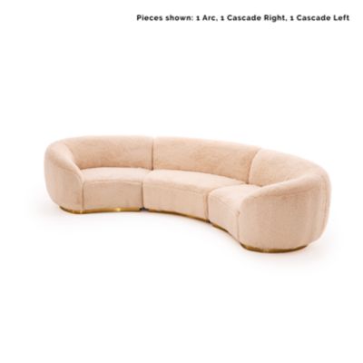 Check out the Colette Arc Sectional Sofa for rent