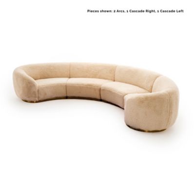 Check out the Colette Crescent Sectional Sofa for rent