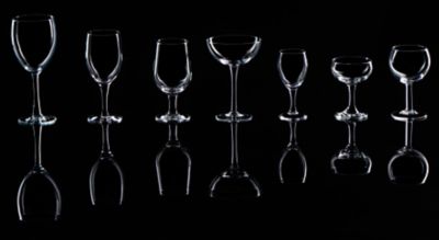 11 oz. Thick Stem Wine Glasses