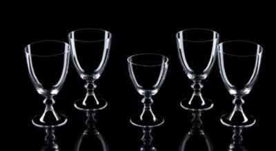 Black Midnight Martini Glassware Rentals