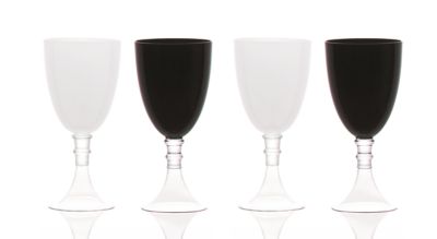 Vintage Elegant Crystal Bell Shaped Wine Cocktail Glasses Set 8oz