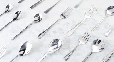 Group picture of Serving Forks and Spoons