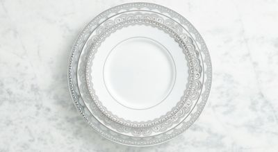 Matte Black Plates - Wedding Rentals NC