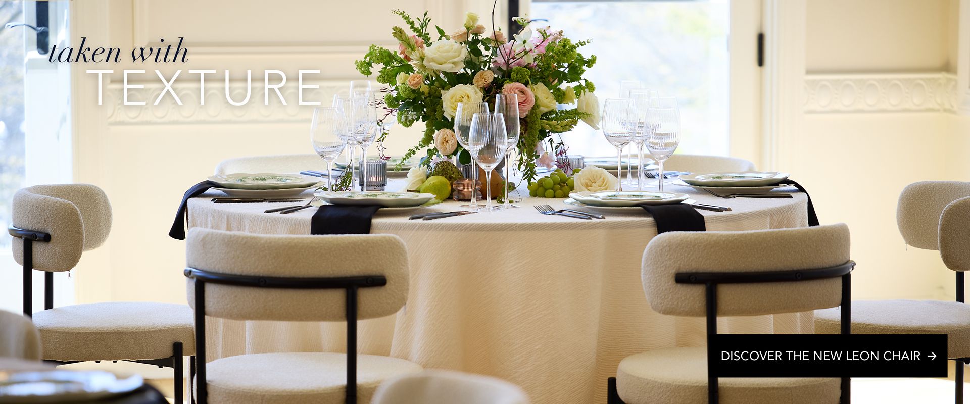 modern black and ivory chair for rent