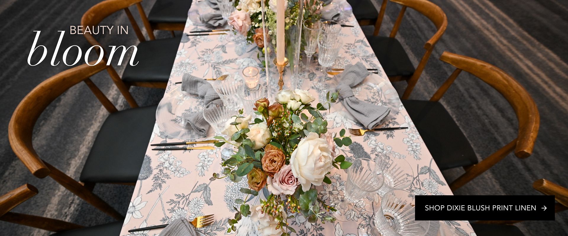 Floral Tablecloth For Rent