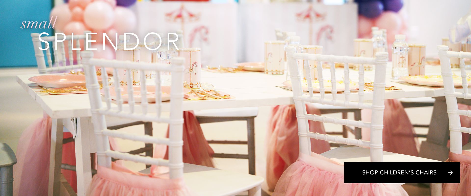 kid's chairs for rent NY NY CT DC LI DC PA RI