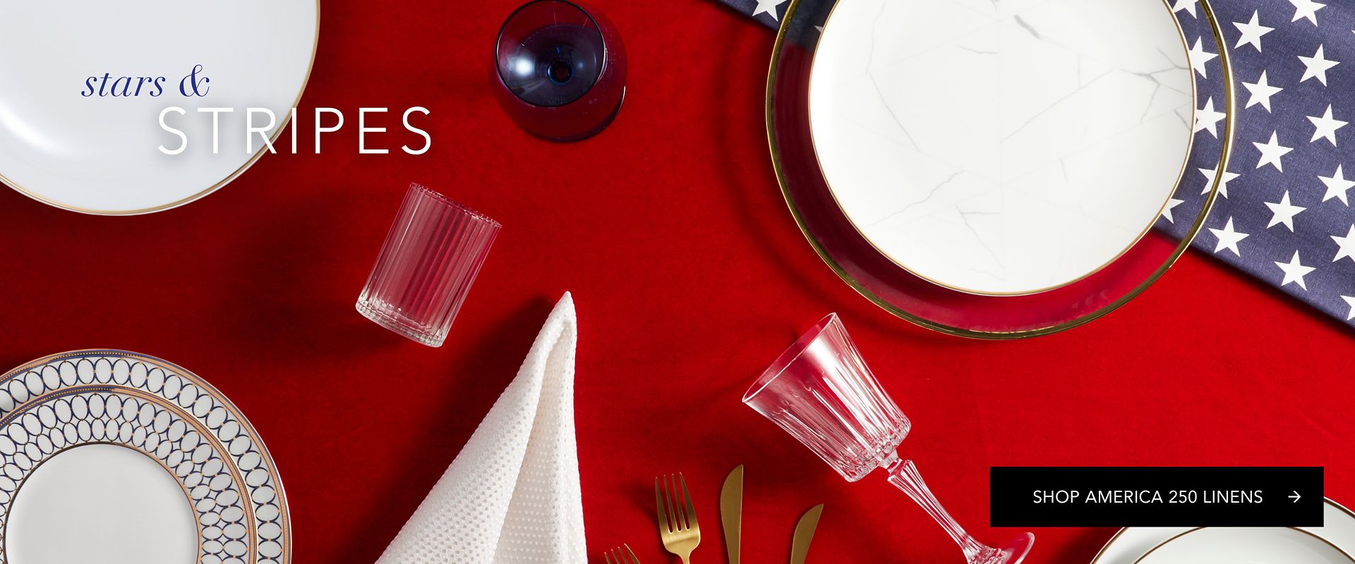 Patriotic Linens for rent