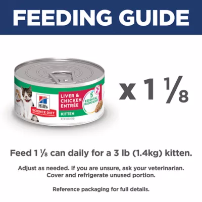 Product Hill's® Science Diet® Kitten Wet Cat Food - Minced, 5.5 oz