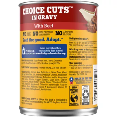 Product Pedigree® Choice Cuts in Gravy Adult Wet Dog Food - 13.2 Oz.