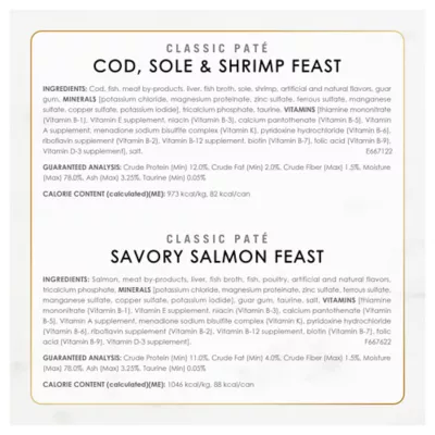 Product Fancy Feast®  All Life Stages Cat Wet Food - Classic Pate, Seafood, Variety Pack, 3 OZ
