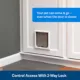 Product PetSafe® Cat Flap: 2-Way Locking - Built-In Lock - Durable - Easy Install - Hardware Kit Included