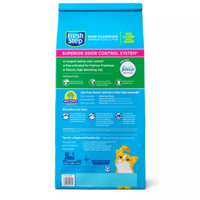 Product Fresh Step Non Clumping Cat Litter With Febreze Freshness, Bag, 21 LB