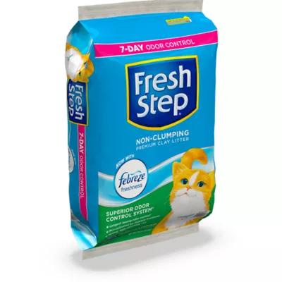 Product Fresh Step Non Clumping Cat Litter With Febreze Freshness, Bag, 35 LB