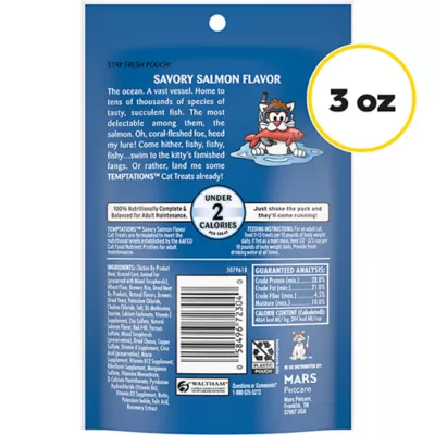 Product Temptations™ Classic Adult Cat Treats - Soft & Crunchy, Savory Salmon