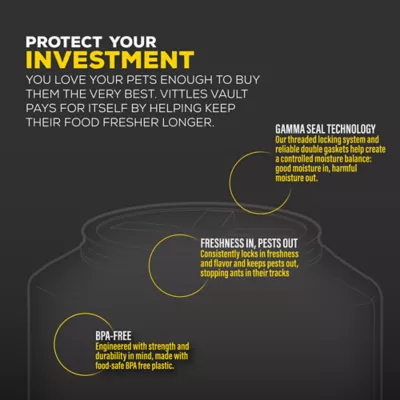 Product Vittles Vault® by GAMMA2 Pet Food Container, 15 LB