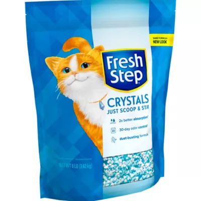Product Fresh Step Crystals Cat Litter, Bag, 8 LB