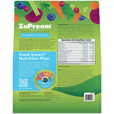 Product ZuPreem® Natural Medium Bird Food