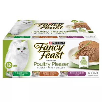 Product Fancy Feast® Poultry Pleaser Wet Cat Food Variety Pack