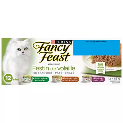 Product Fancy Feast® Poultry Pleaser Wet Cat Food Variety Pack
