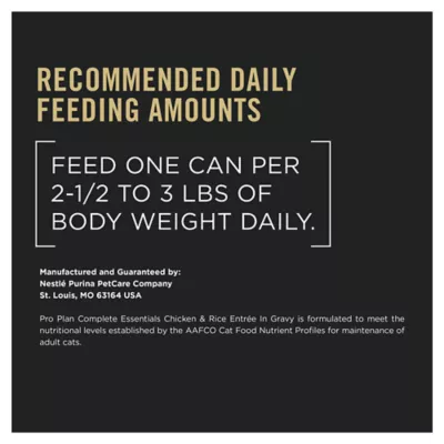 Product Purina® Pro Plan Complete Essentials Adult Wet Cat Food - In Gravy, 3 Oz