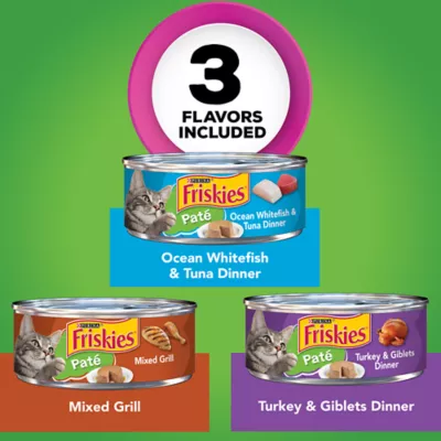 Product Friskies® Pate Adult Cat Wet Food - Variety Pack, 24 Ct, 132 OZ