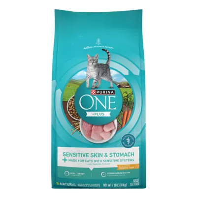 Product Purina® ONE® +Plus Sensitive Skin & Sensitive Stomach Adult Cat Dry Food - Turkey