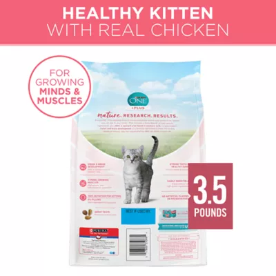 Product Purina ONE® +Plus Healthy Kitten Dry Cat Food - Chicken, High-Protein, Natural
