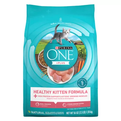 Product Purina ONE® +Plus Healthy Kitten Dry Cat Food - Chicken, High-Protein, Natural