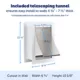 Product PetSafe® Wall Entry Pet Door - DIY Installation - Includes Telescoping Tunnel