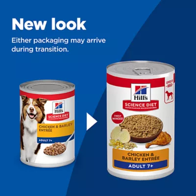 Product Hill's® Science Diet® Senior 7+ Wet Dog Food - Chicken & Barley, 13 oz