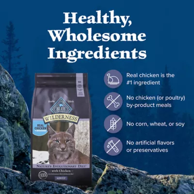 Product Blue Buffalo Wilderness  Adult Dry Cat Food - Grain Free, Chicken