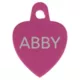 Product TagWorks® Sport Collection Heart Personalized Pet ID Tag